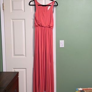 Honey Punch Maxi Dress - Coral